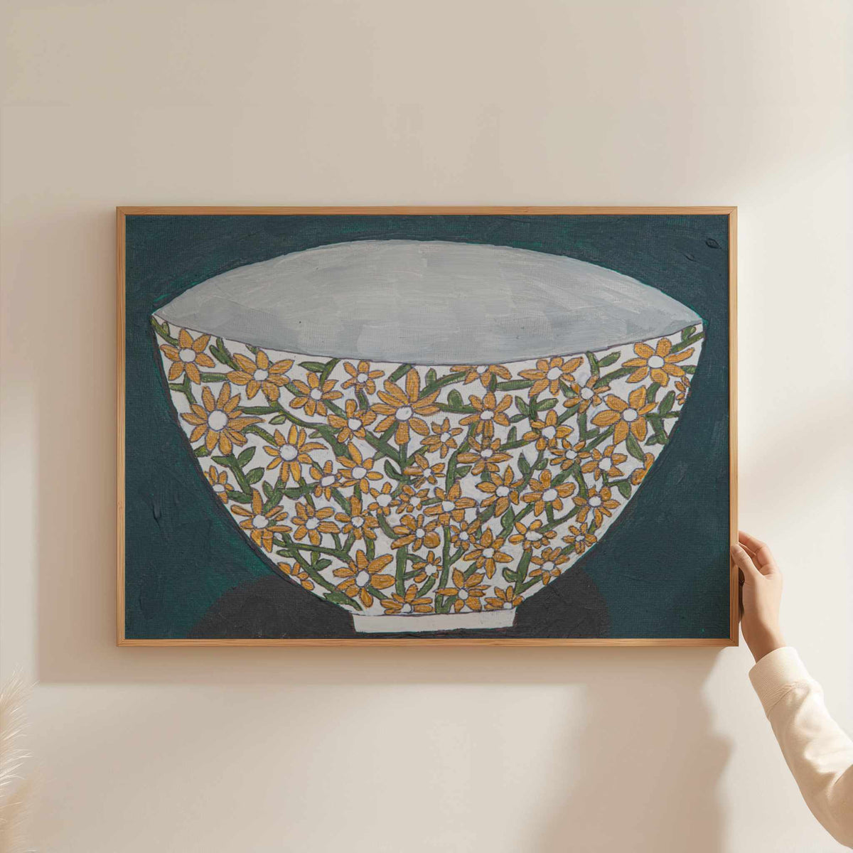 Vibrant Floral Bowl
