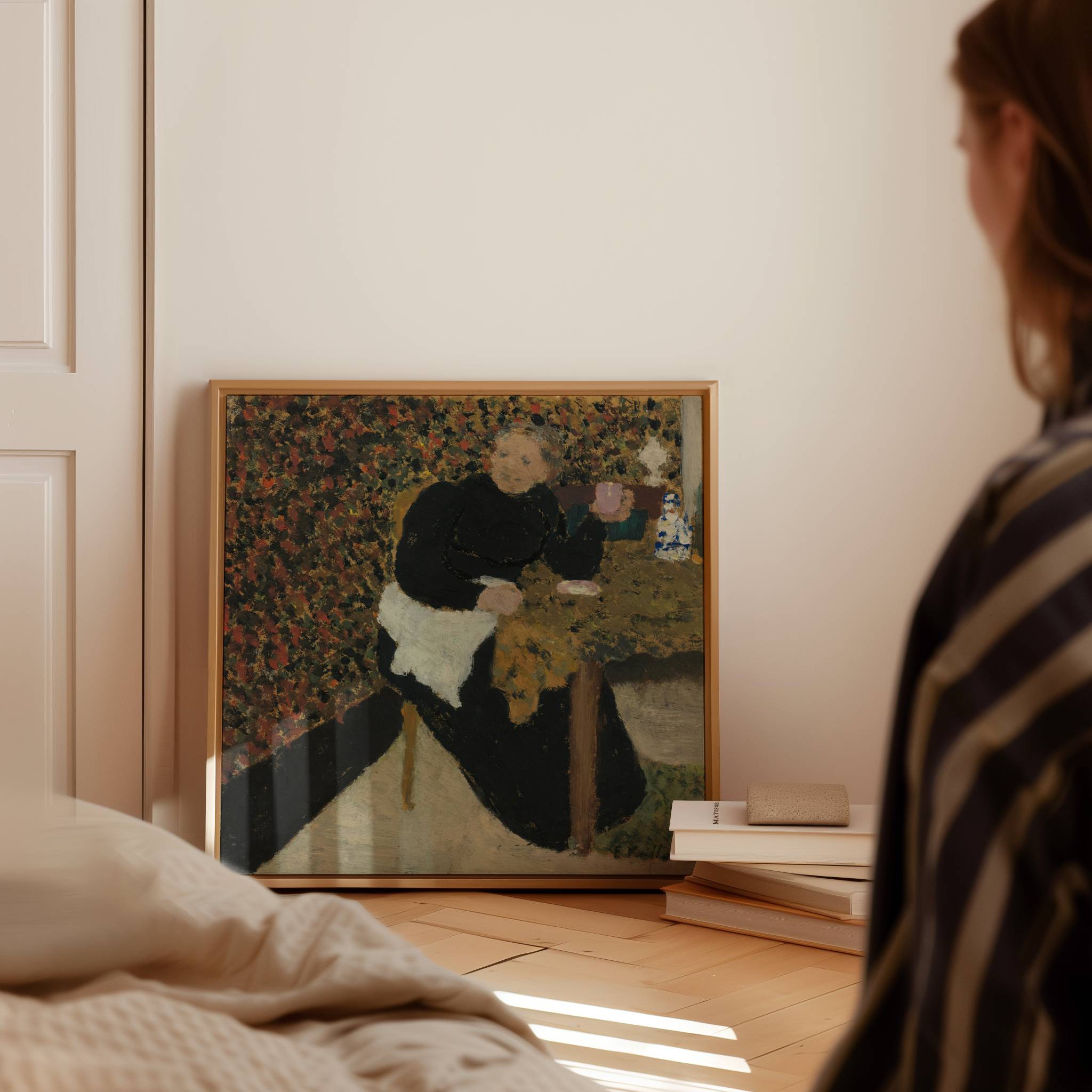 Édouard Vuillard: "Madame Vuillard Avec Une Tasse Rose (circa 1893)"
