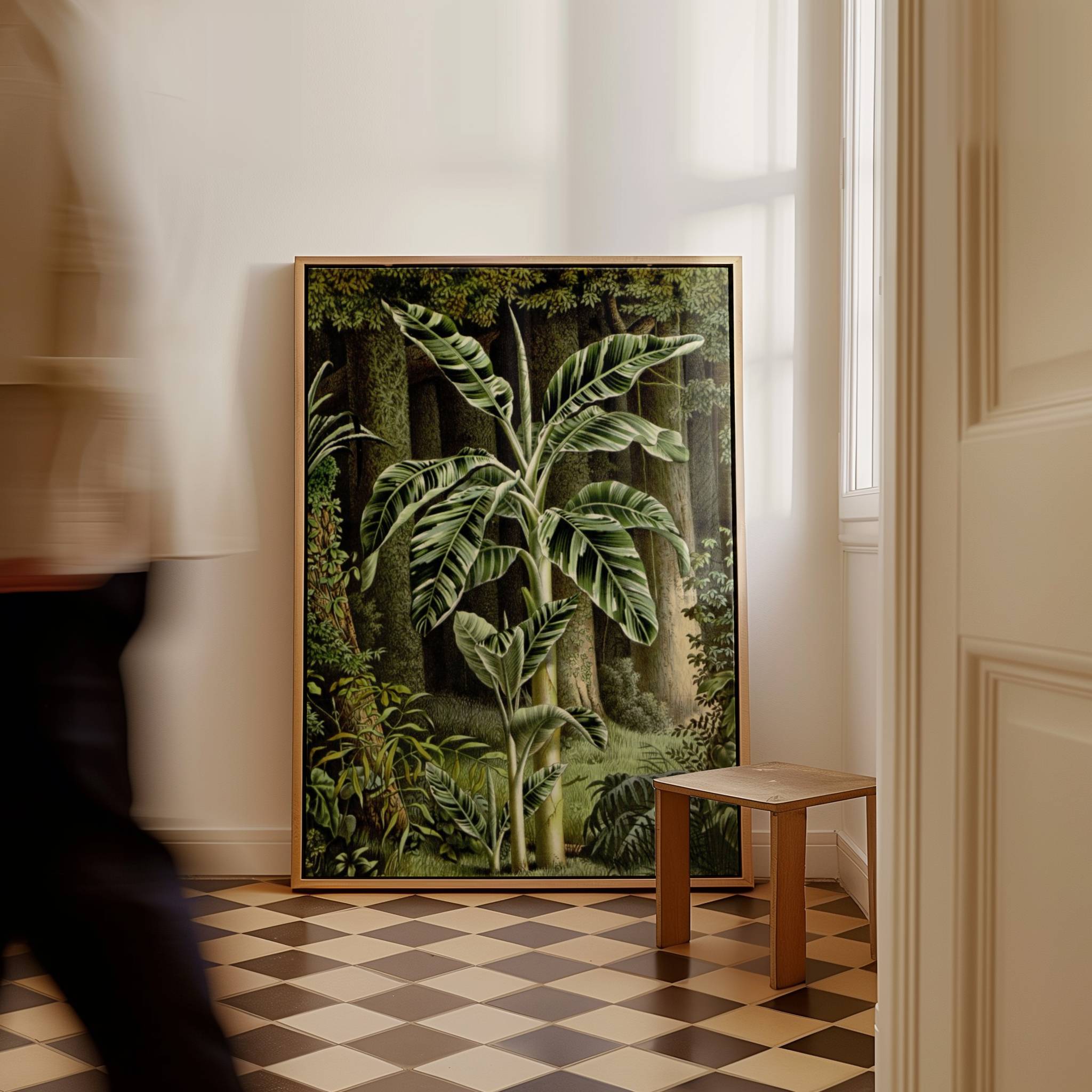 Vintage Banana Leaf