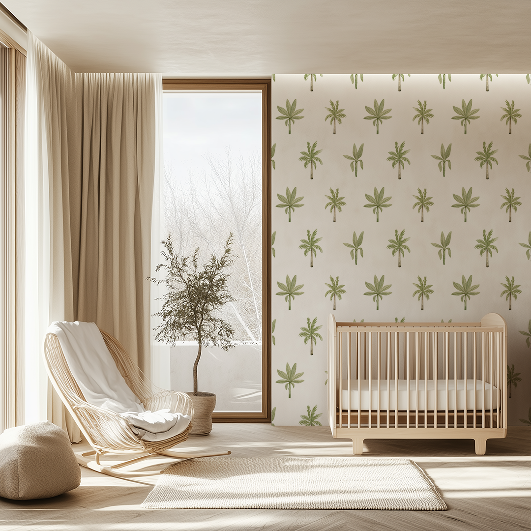 Baby Mixture of Palm Tree Wallpaper