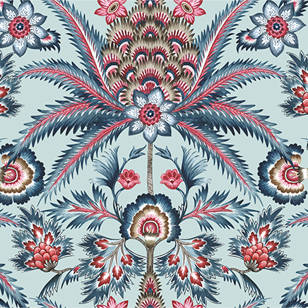 Ottoman Sea Mist Wallpaper