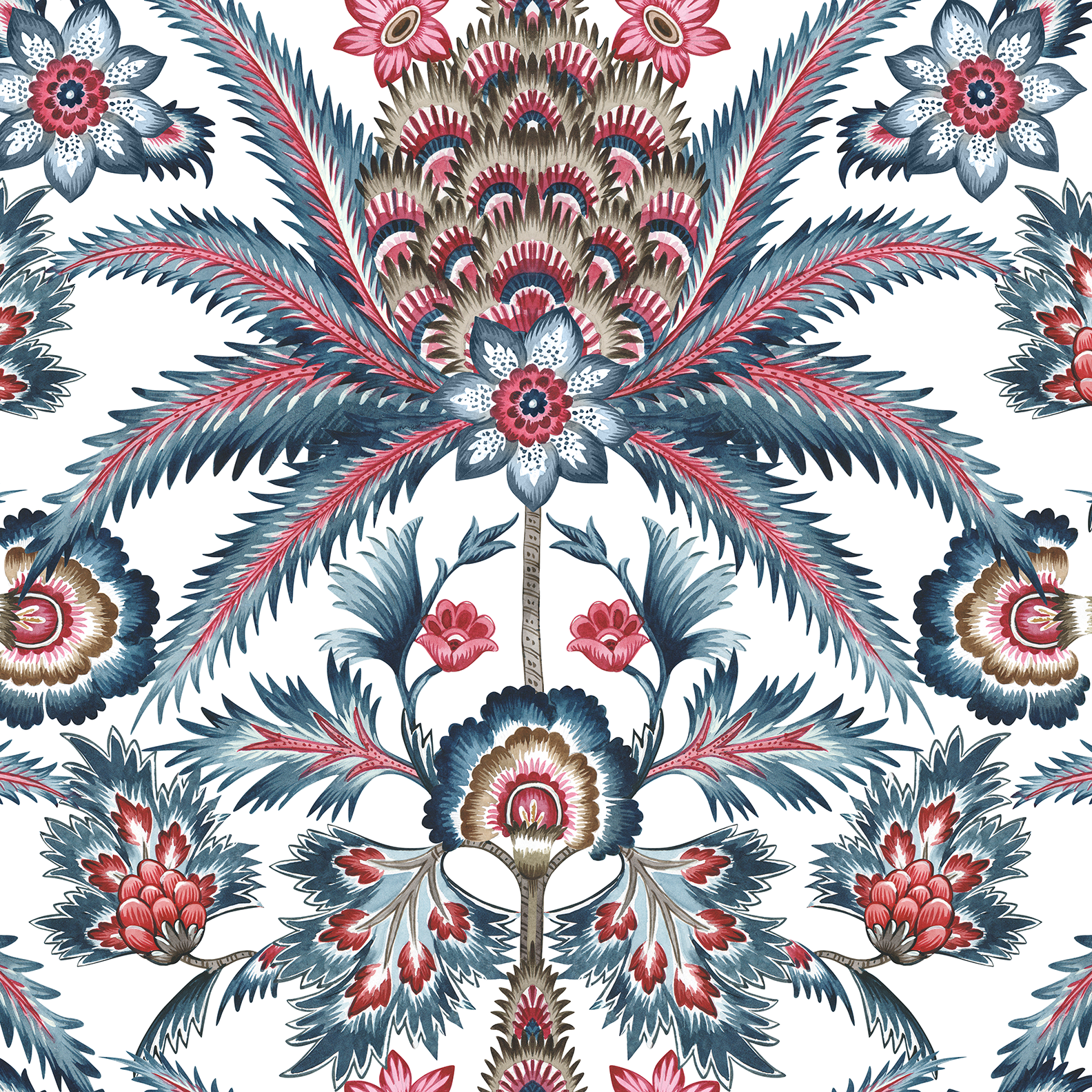 Ottoman White Wallpaper