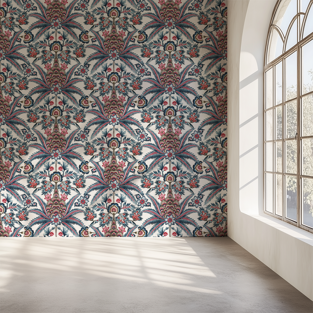 Ottoman White Wallpaper