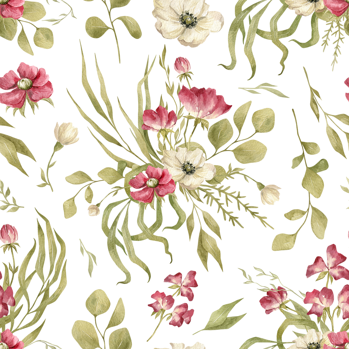 Florence Florals Wallpaper