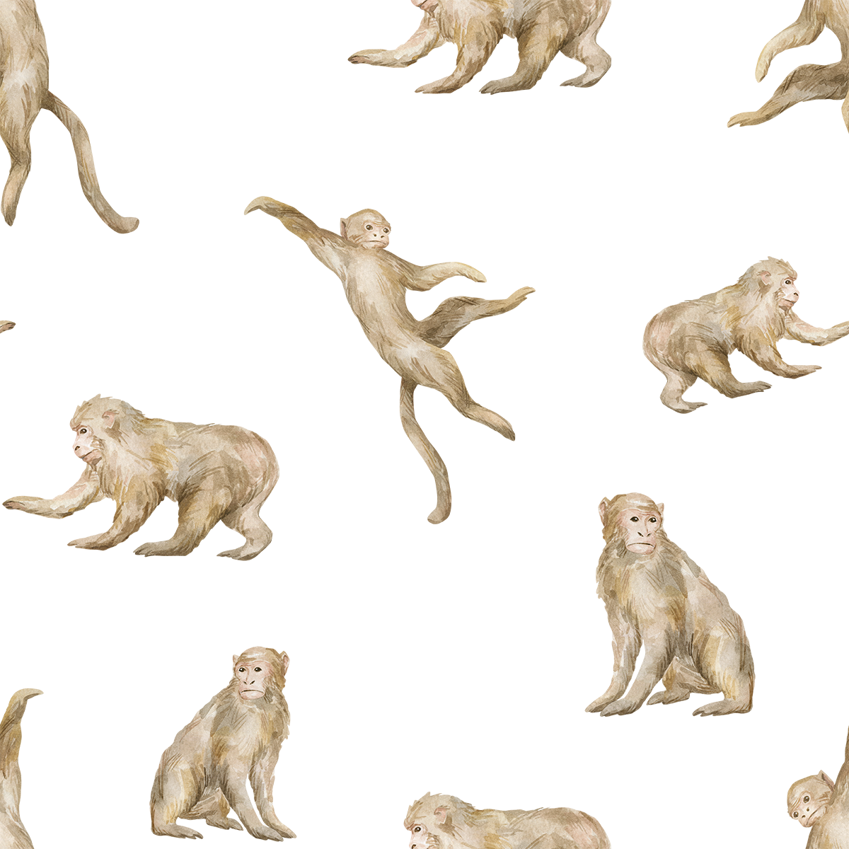 Happy Monkeys Wallpaper