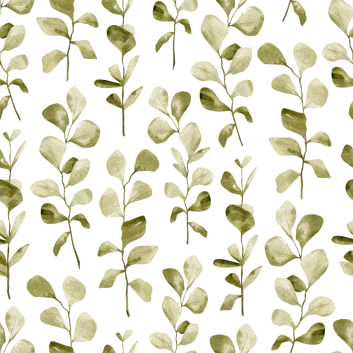 Adah - Grace Green Foliage Wallpaper