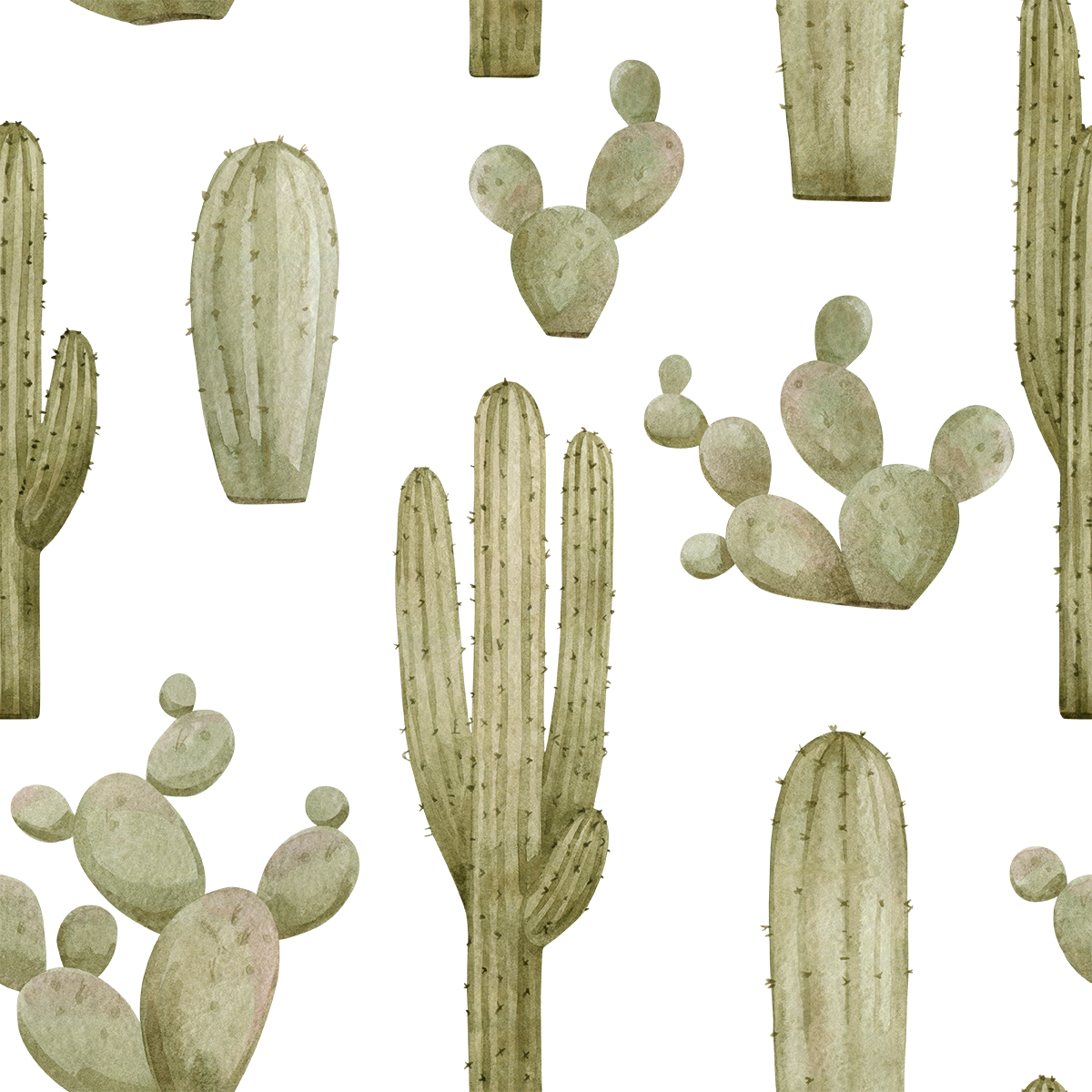 Prairies Succulents Wallpaper