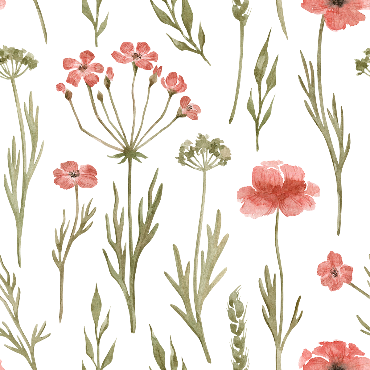 Prairies Wild Flowers Wallpaper