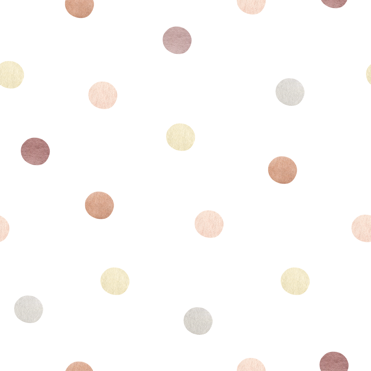 Pastel Pink Watercolor Dots Wallpaper