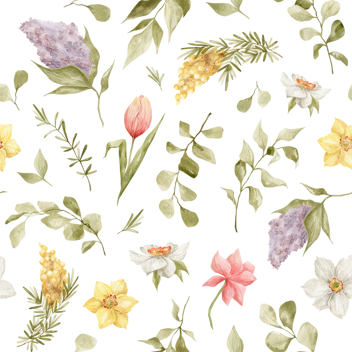 Adah - Grace Spring Flower Wallpaper