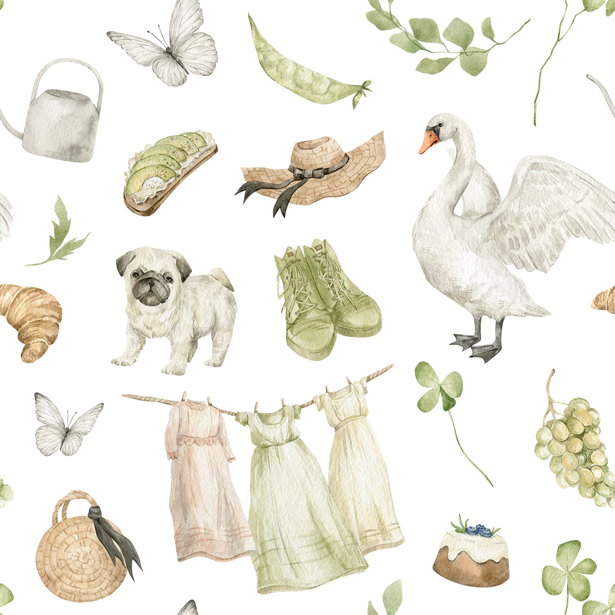 Shiloh Garden Accessories Wallpaper