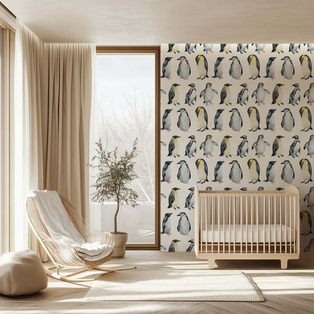 Happy Penguins Wallpaper