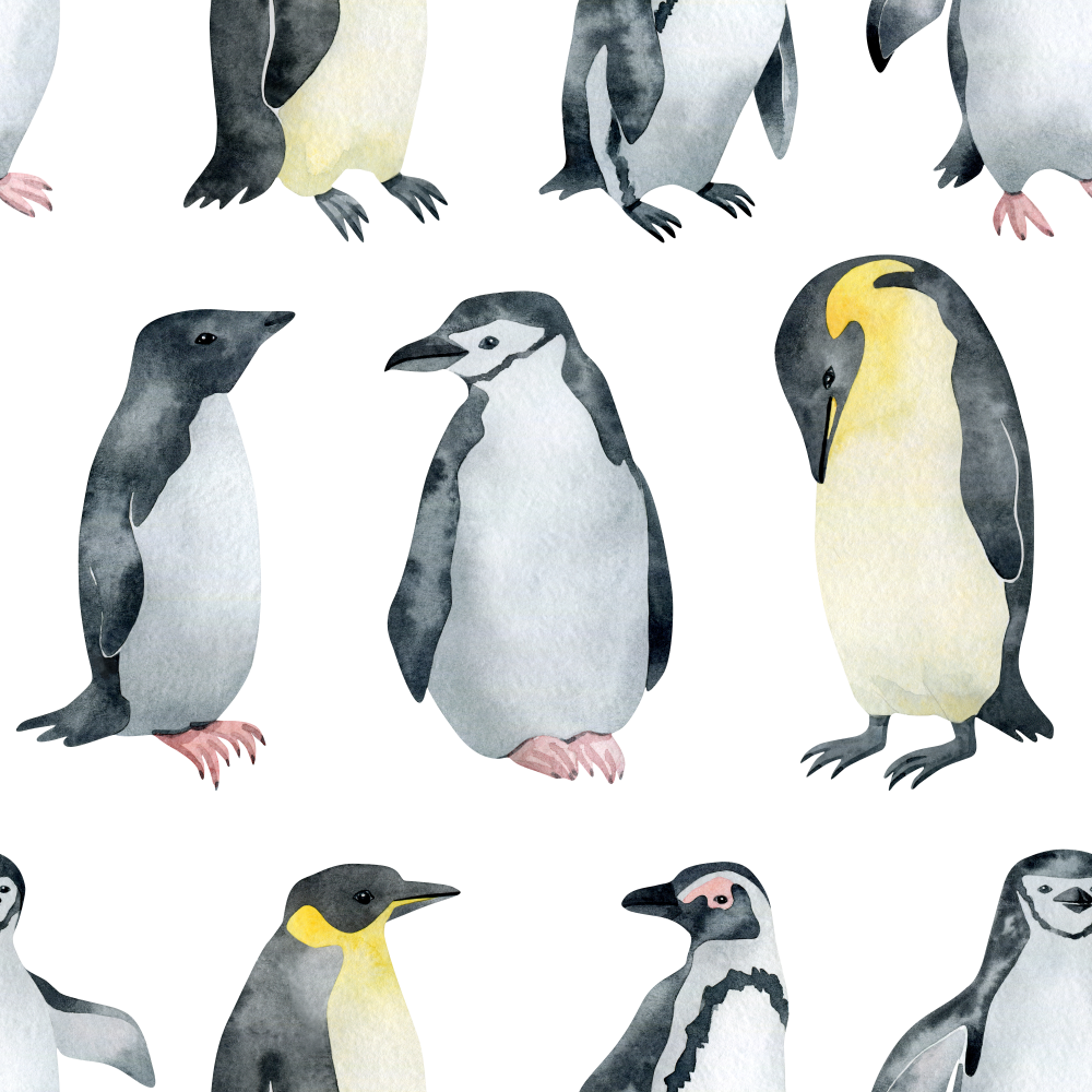 Happy Penguins Wallpaper