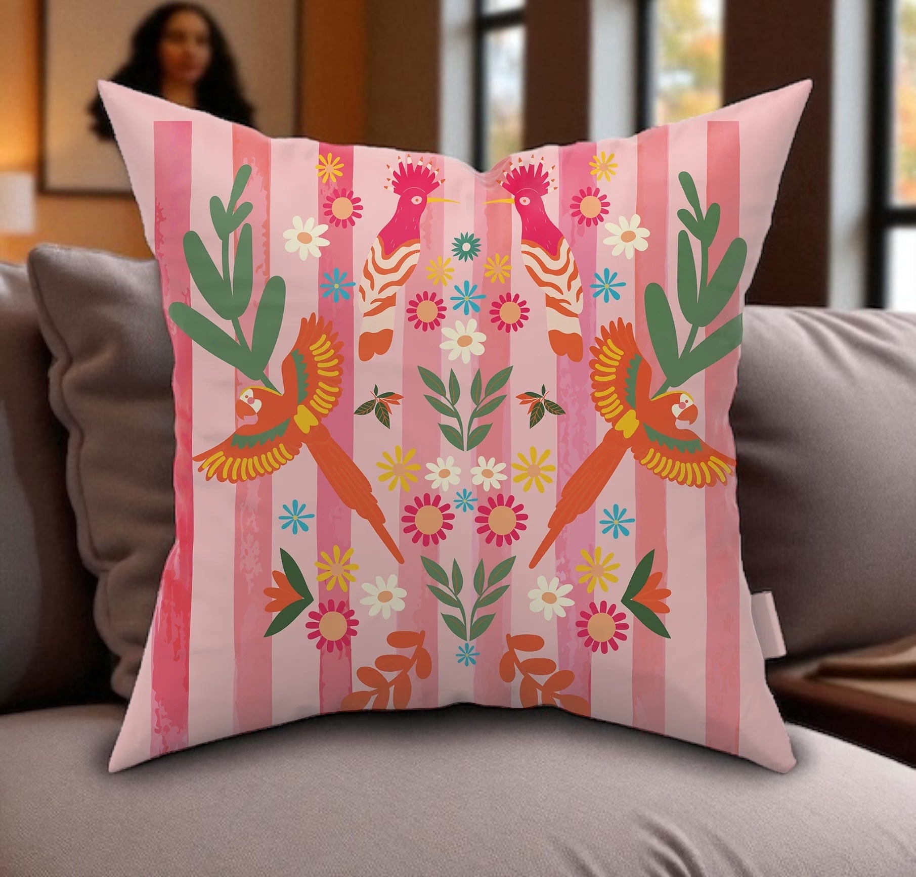 Parrot Paradise Scatter Cover