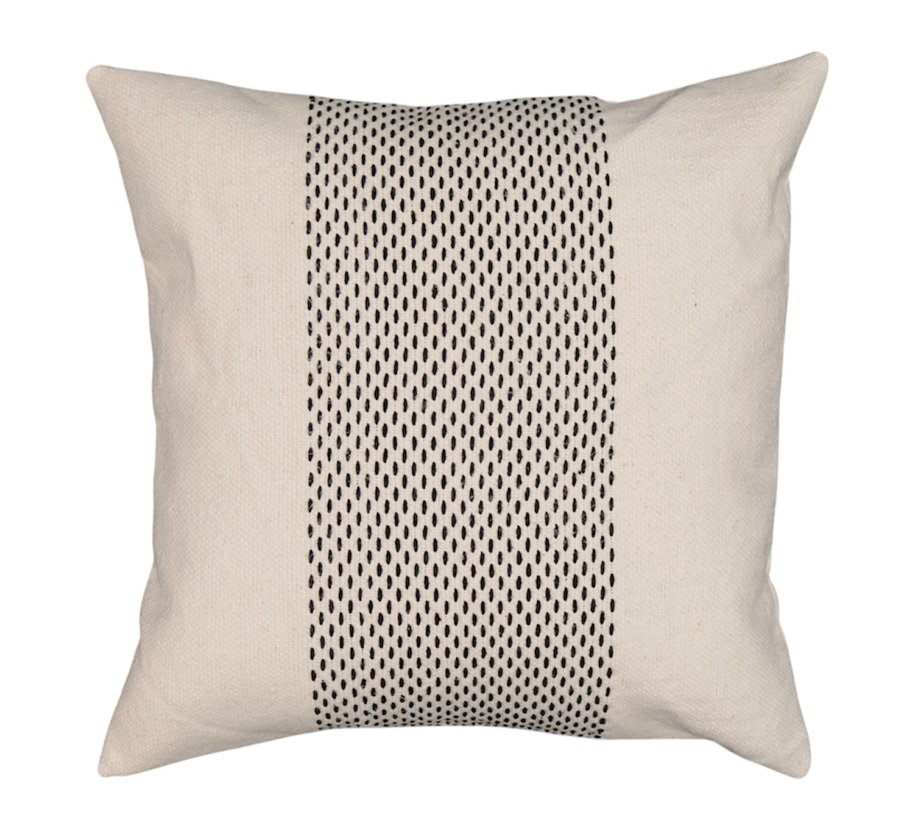 Central Zen Pattern Black Cushion Cover