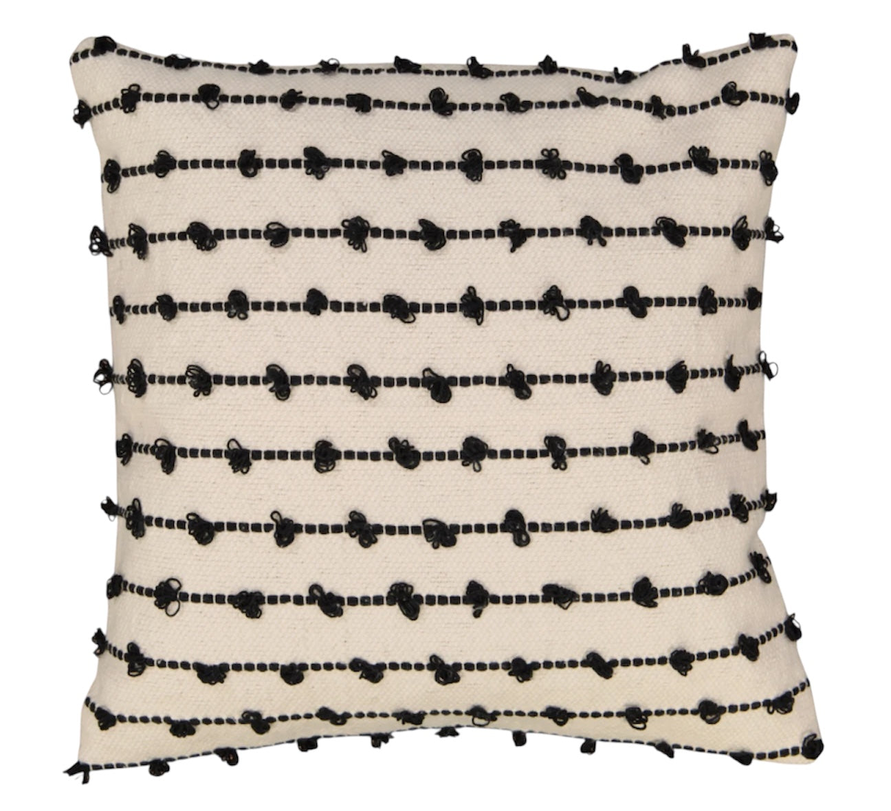 Black Bobble Cushion Cover