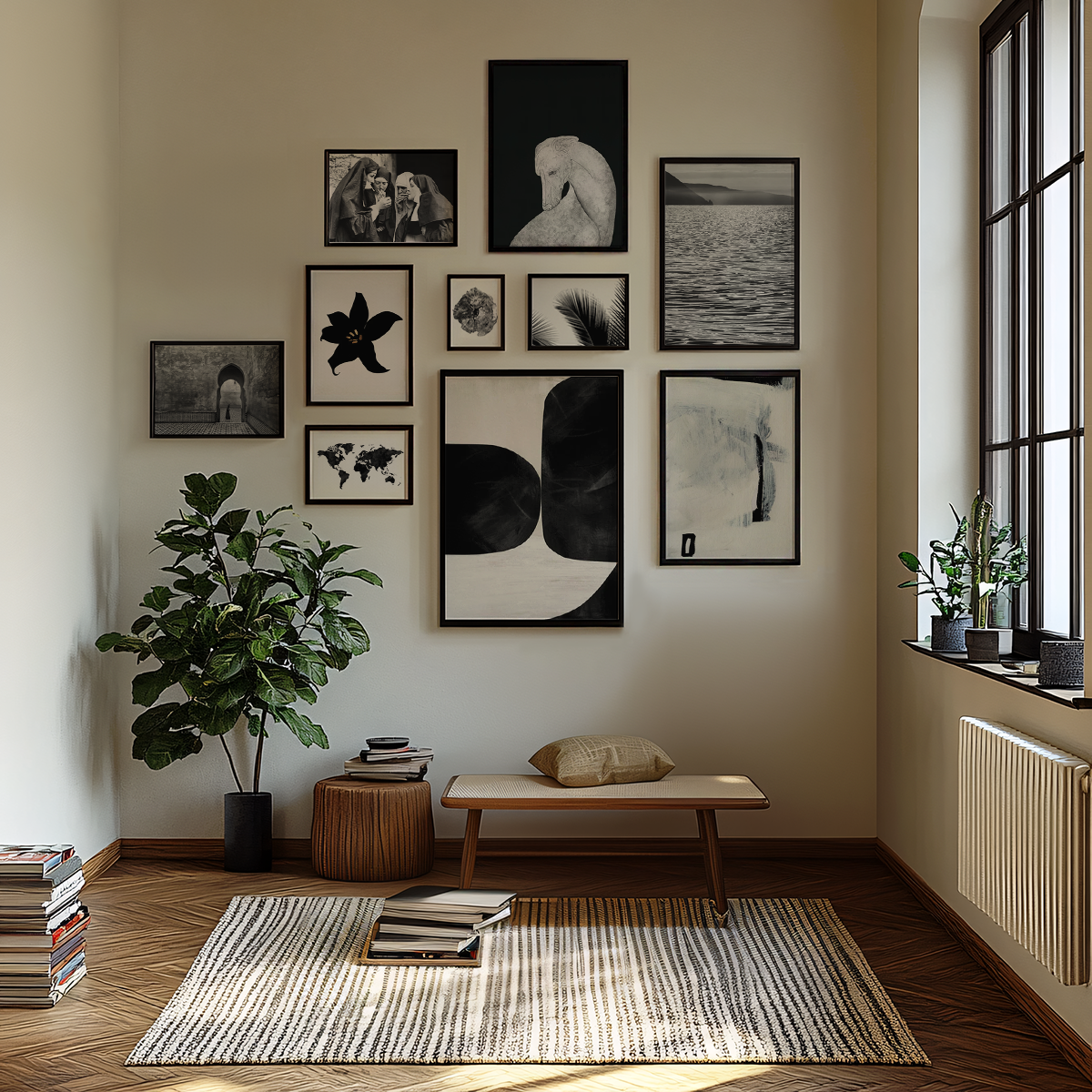 Gallery Wall 3 - Shades of Contrast