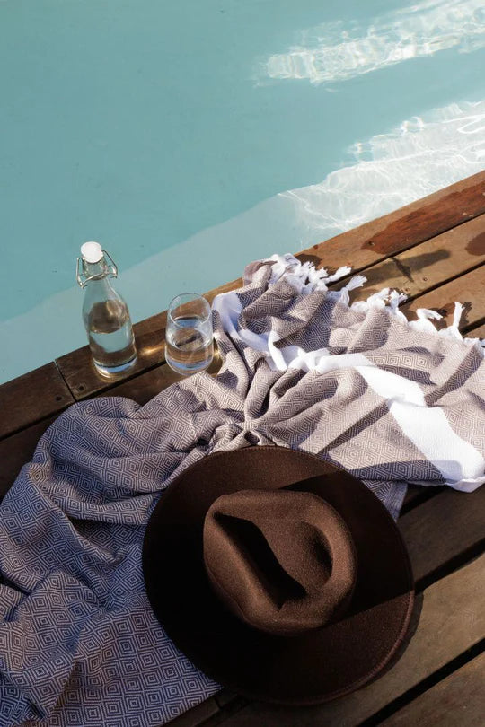 Dimanta Coffee Turkish Towel
