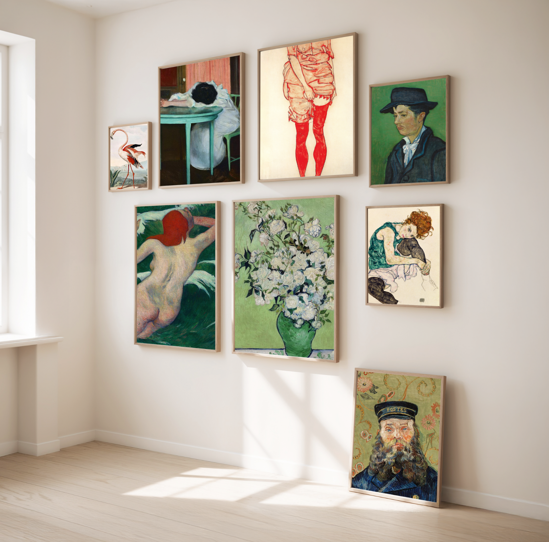 Gallery Wall 7 - Tradition with a Touch of Green