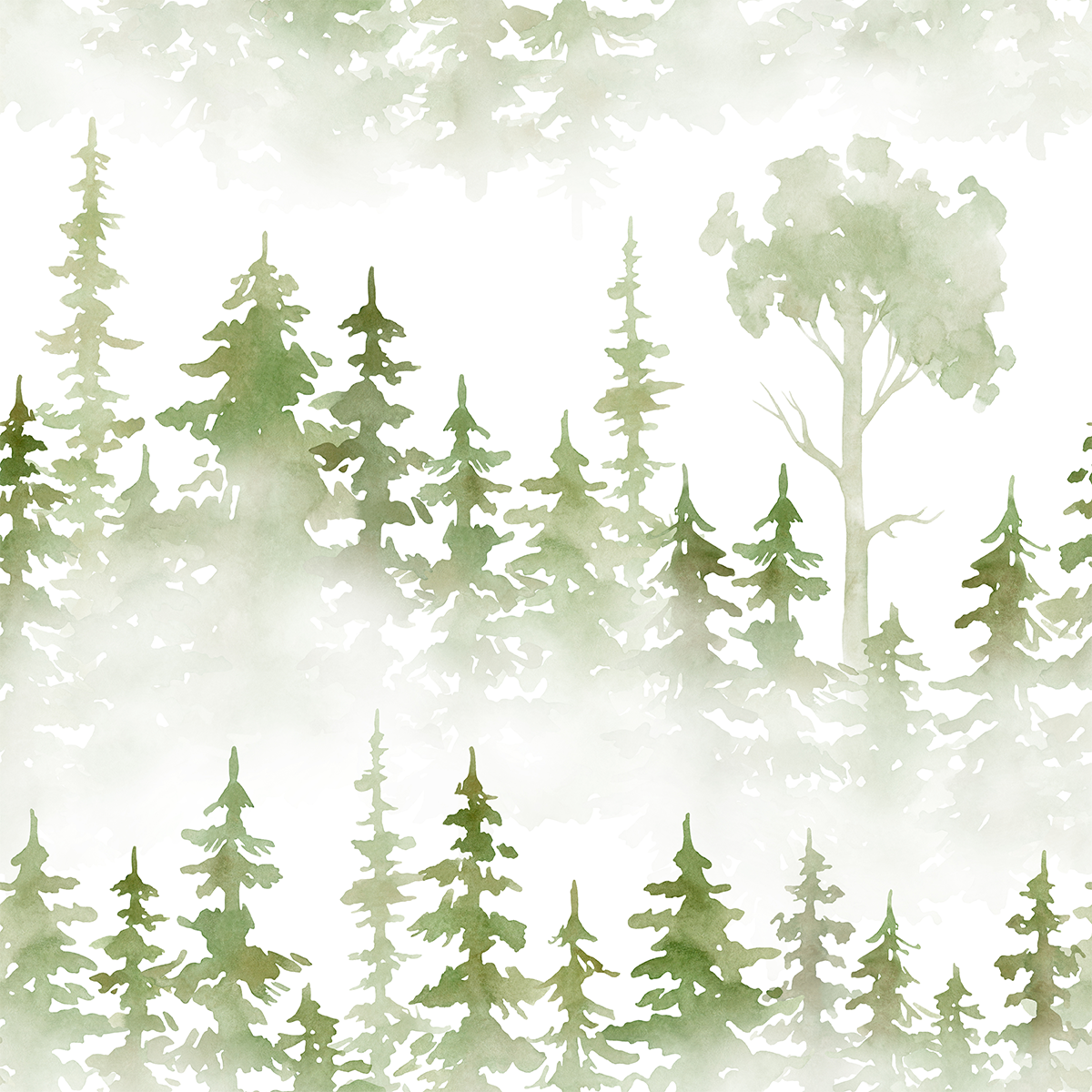 Forest Hideaway Wallpaper