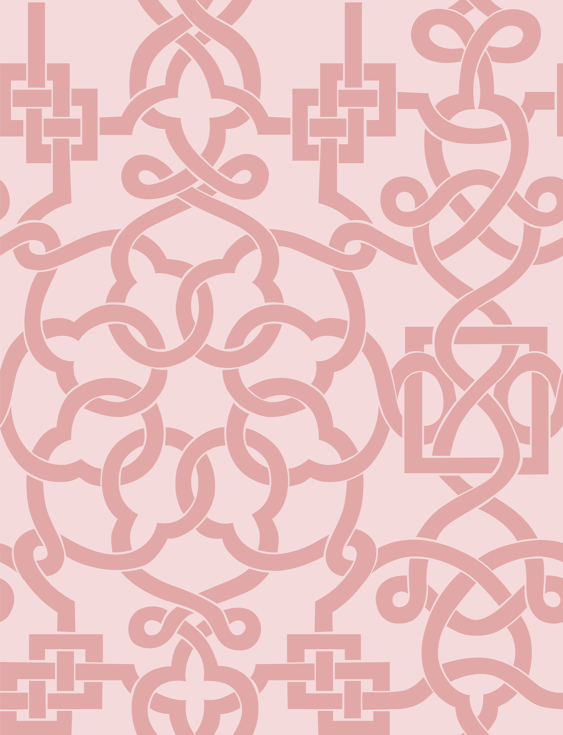 Trellis Luxe Pink Wallpaper