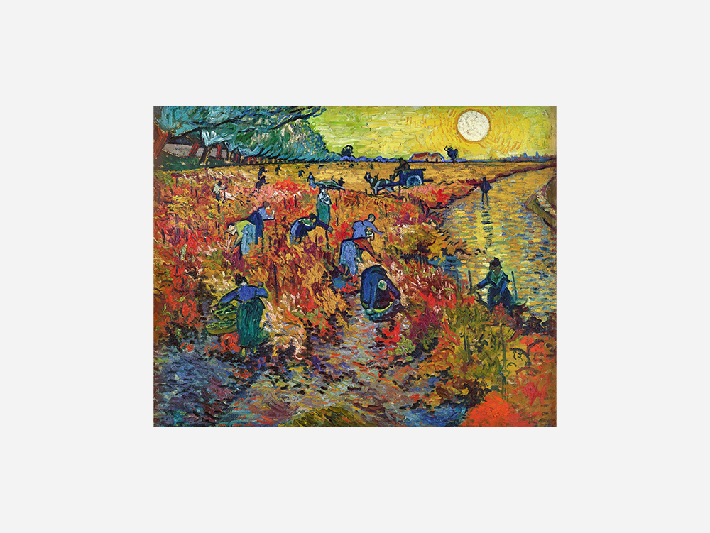 Van Gogh "The Red Vineyard" Art Print