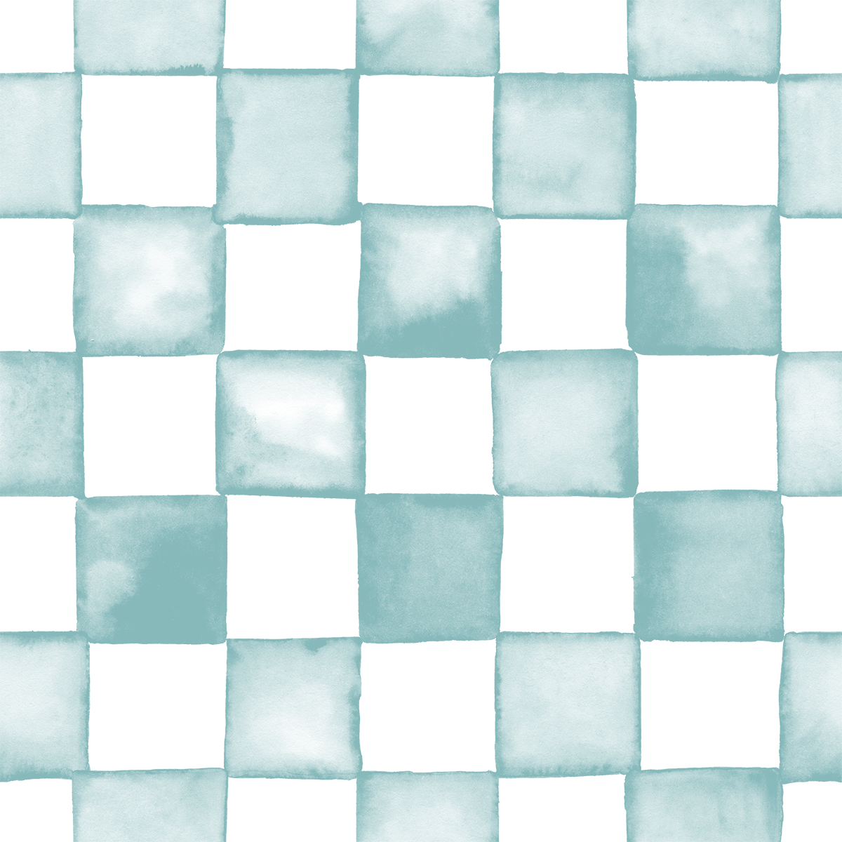 Aqua Checkered Wallpaper