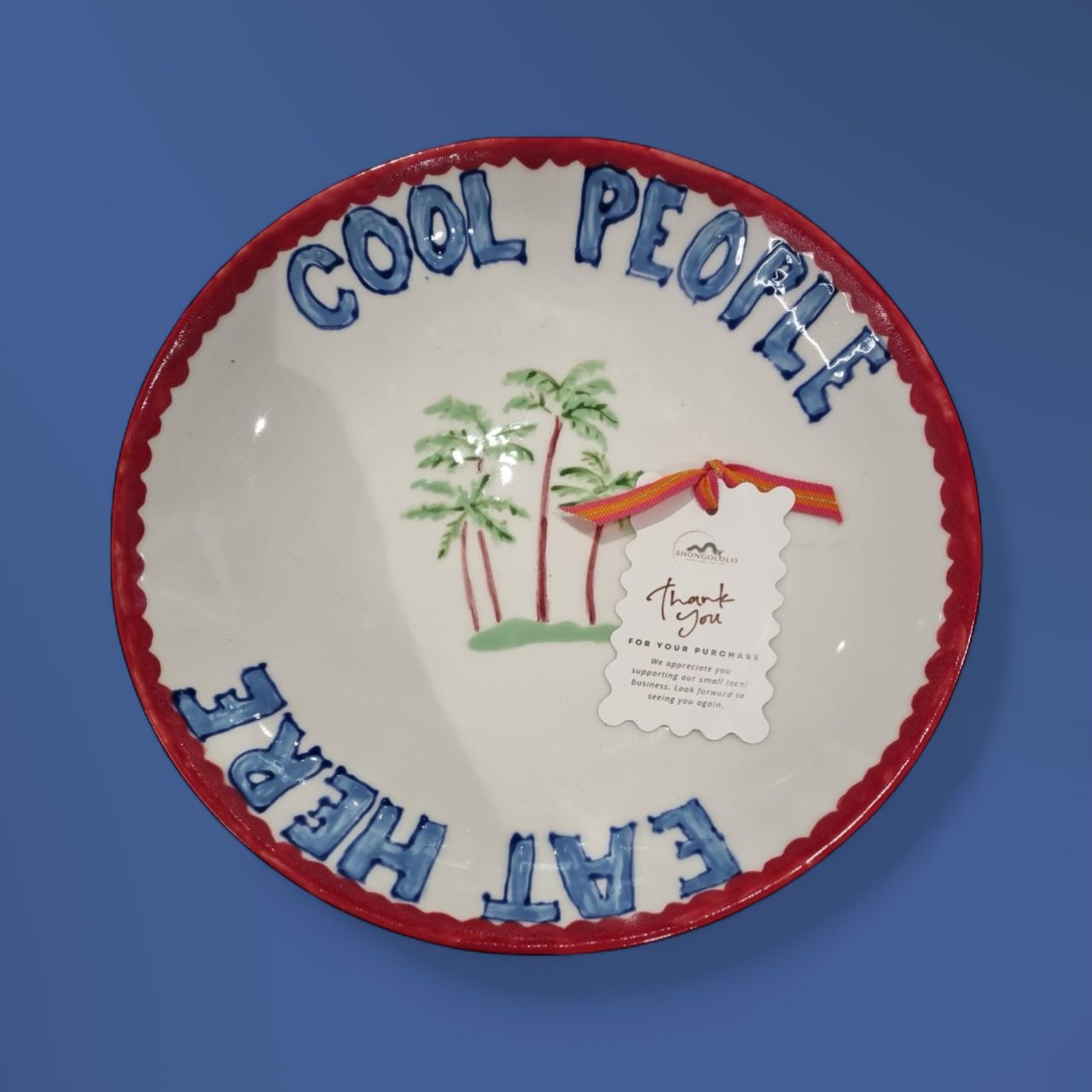 Cool People Eat Here Salad Bowl