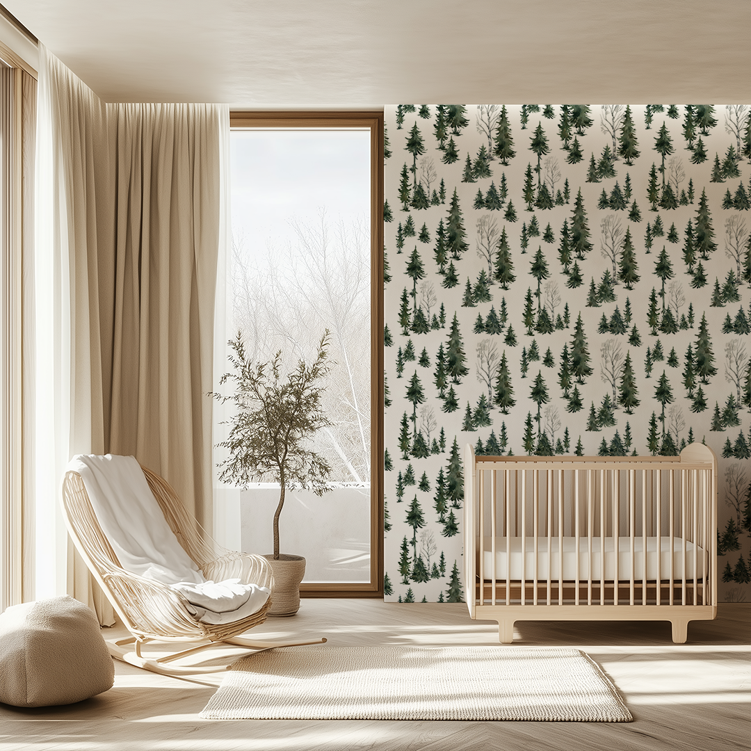 Walk in the Forst Wallpaper