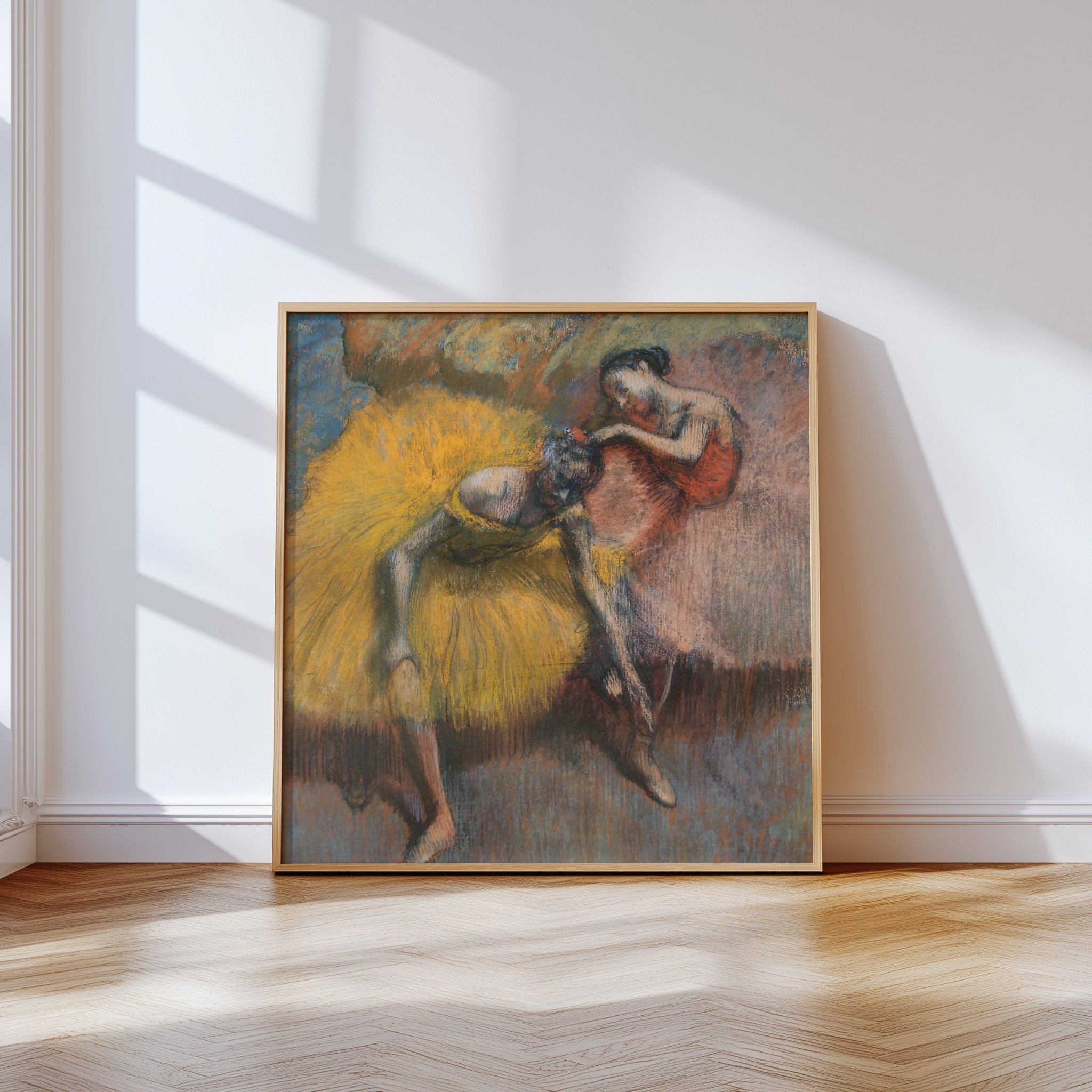 Edgar Degas: "Deux Danseuses Jaunes Et Roses (ca. 1898)"