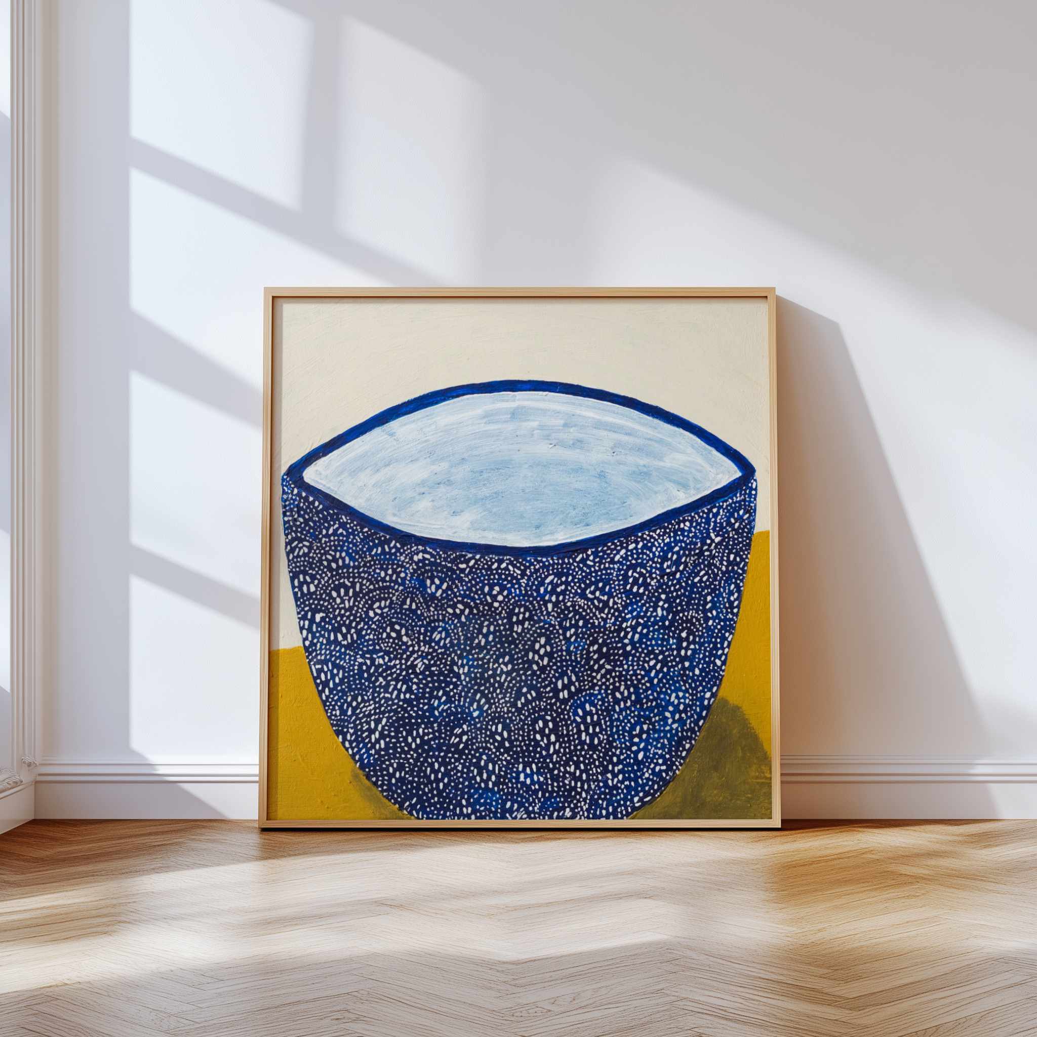 Blue Patterned Bowl