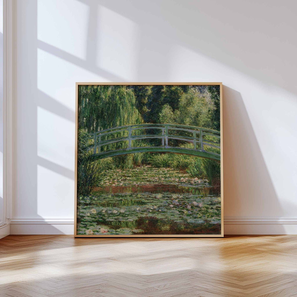 Monet: "The Japanese Footbridge and the Water Lily Pool, Giverny (1899)"