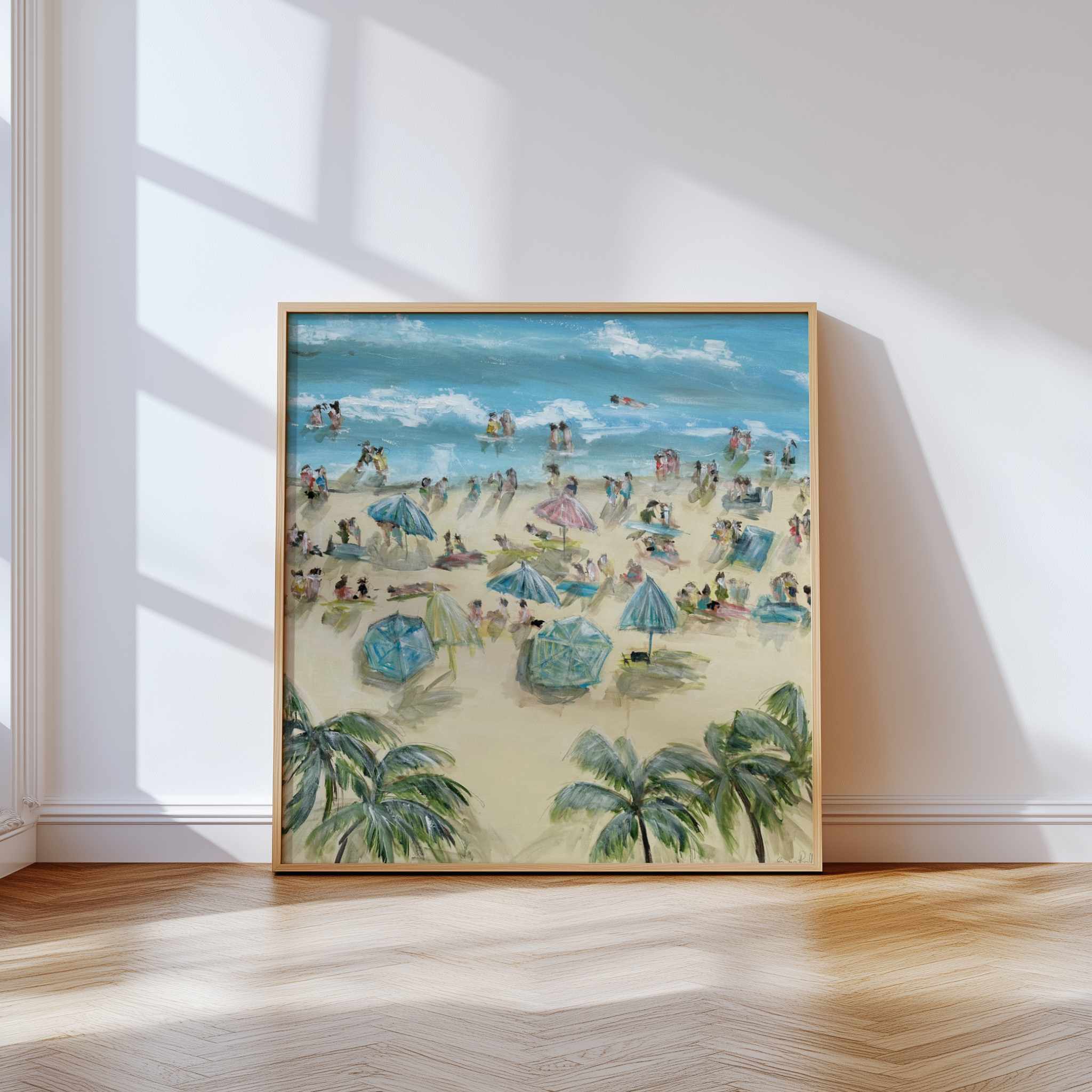 Tropical Beach Scene