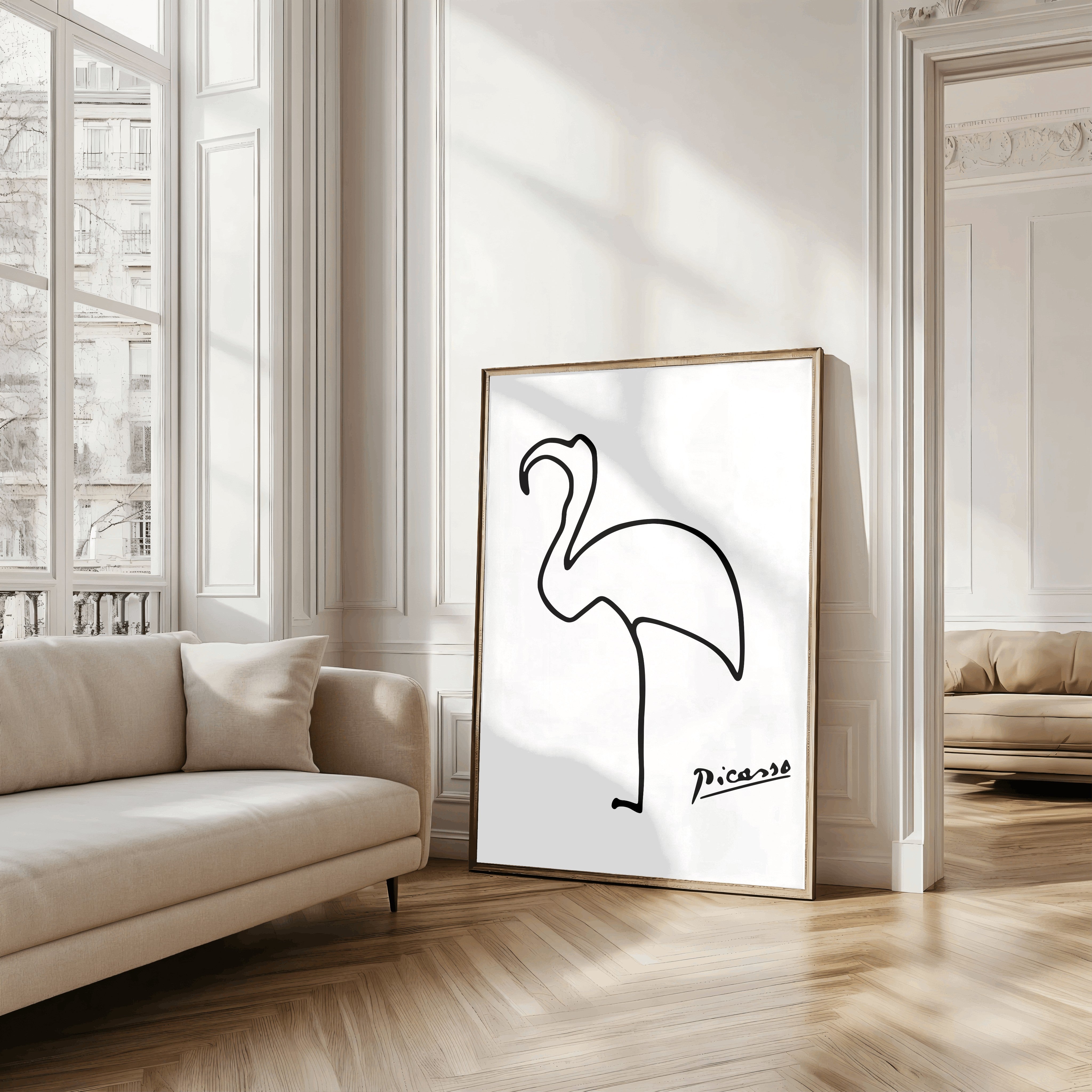 Picasso: Line Drawing Illustration III Art Print