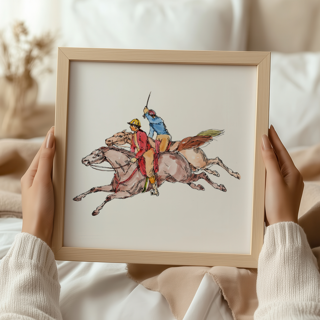 Equestrian Satori and Cherokee Art Print