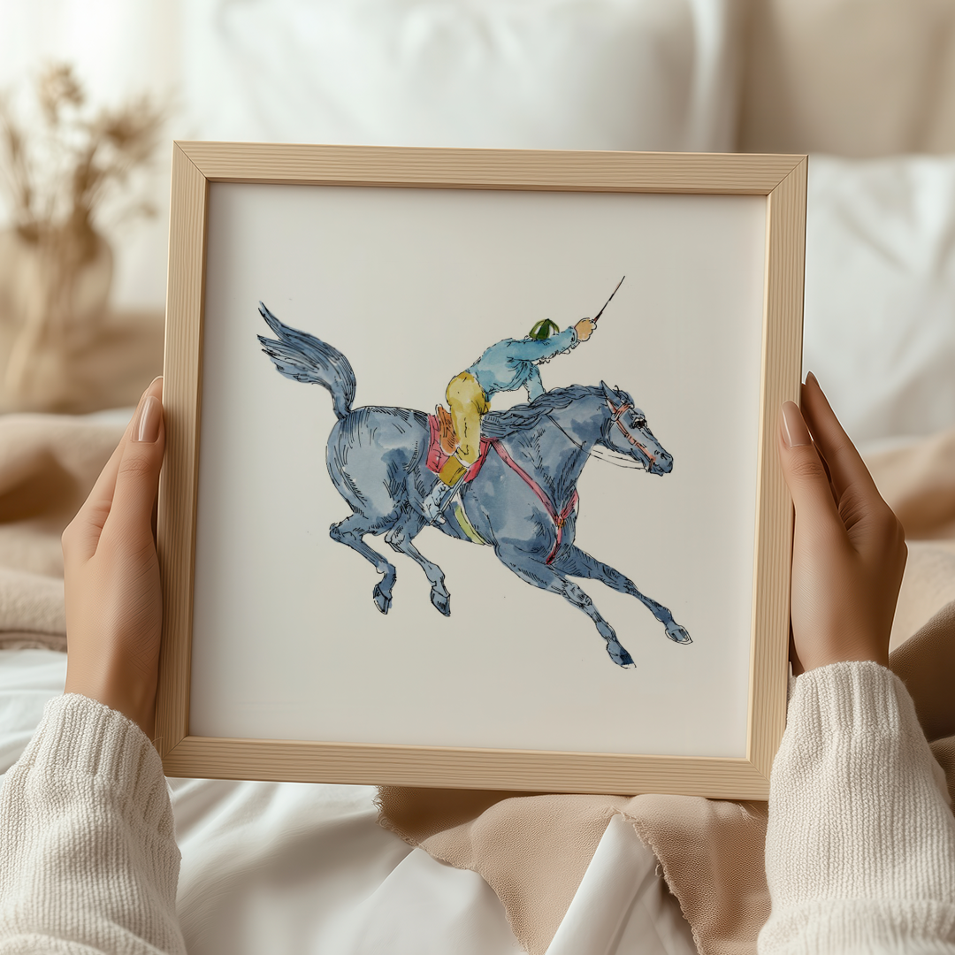 Equestrian Quasim Art Print