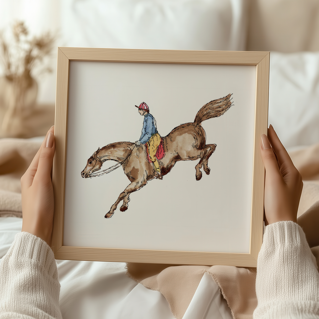 Equestrian Arrow Art Print