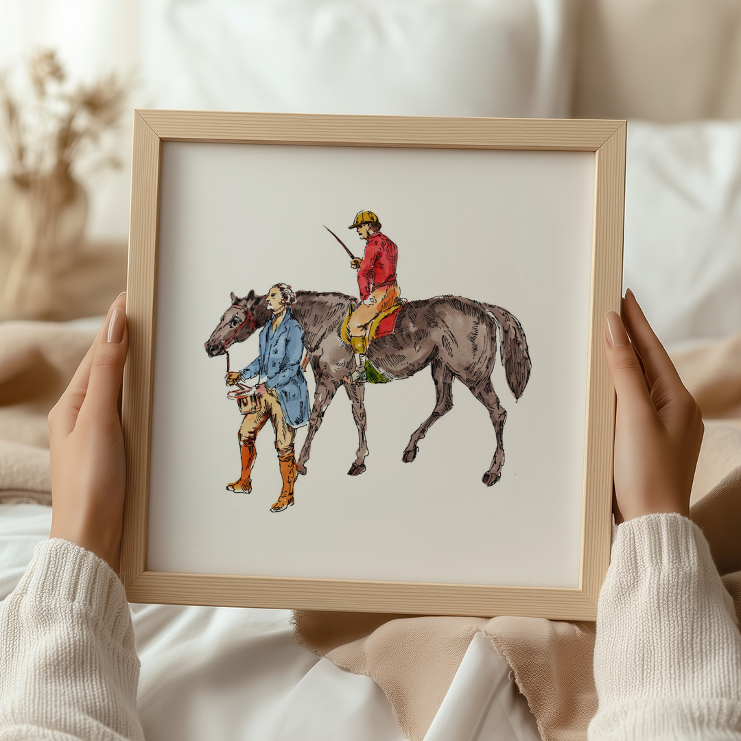 Equestrian Just Jade Art Print