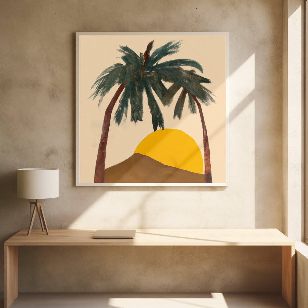 Archy Palms Art Print