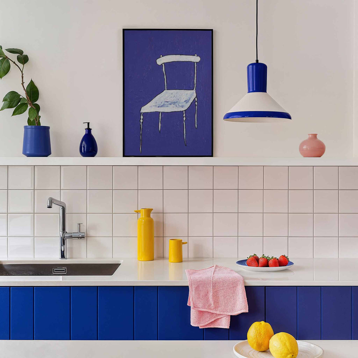 Blue Minimalist Chair
