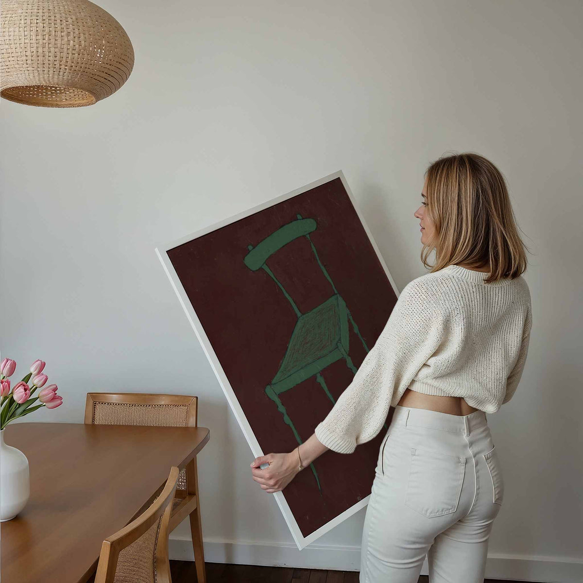 Minimal Green Chair