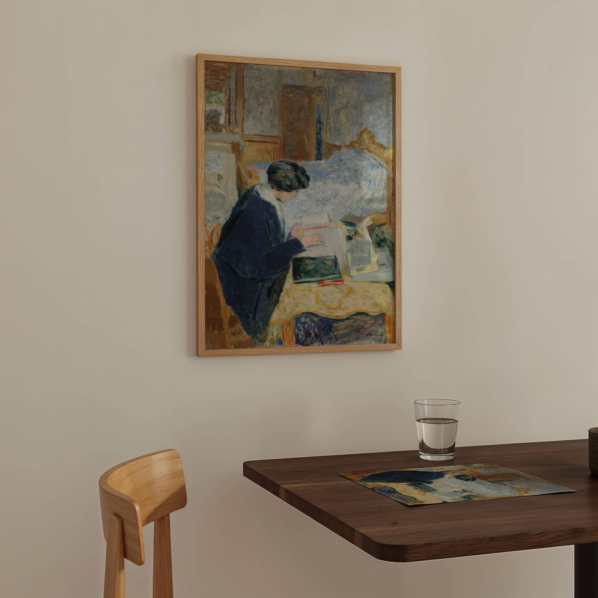 Édouard Vuillard "Lucy Hessel Reading (Lucy Hessel lisant) (1913)"
