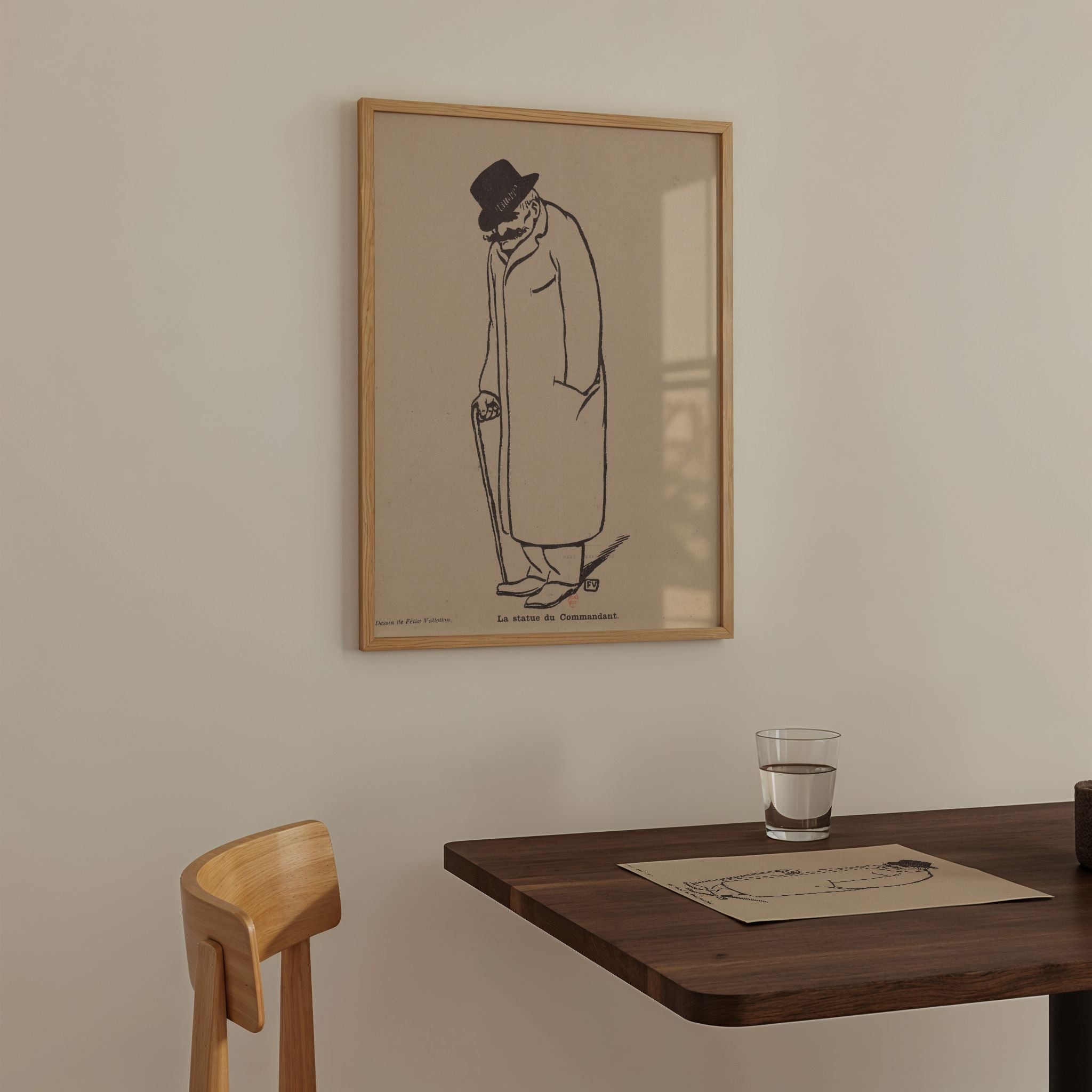 Félix Vallotton: "La Statue du Commandant (1899)" Art Print