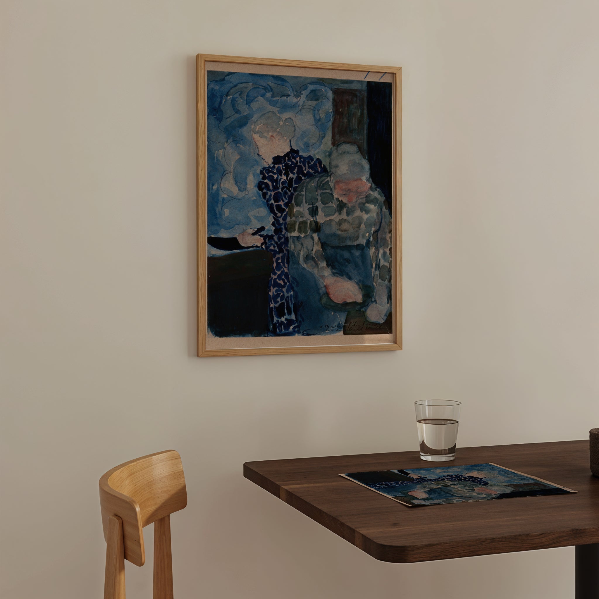 Édouard Vuillard "Deux Femmes dans Interieur (1892)" Art Print