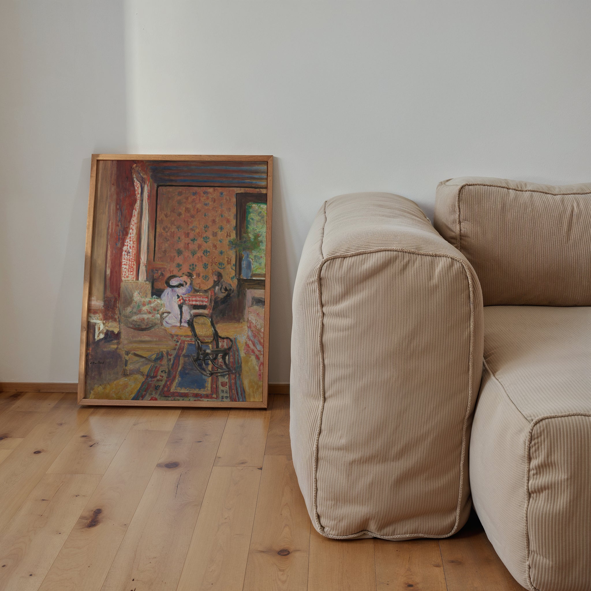 Édouard Vuillard "At the Board Game (1902)" Art Print