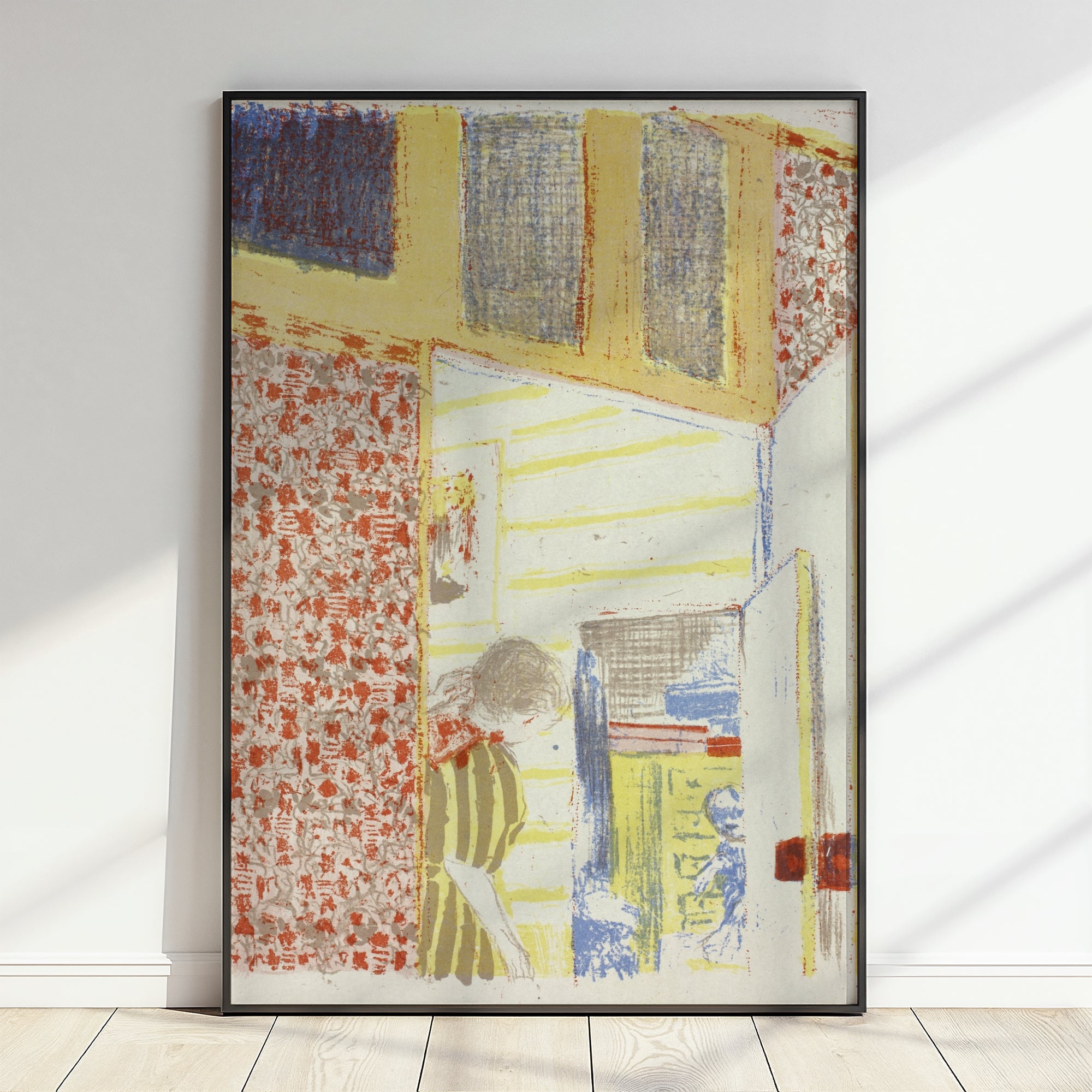 Édouard Vuillard "Interior with Pink Wallpaper III (1899)"