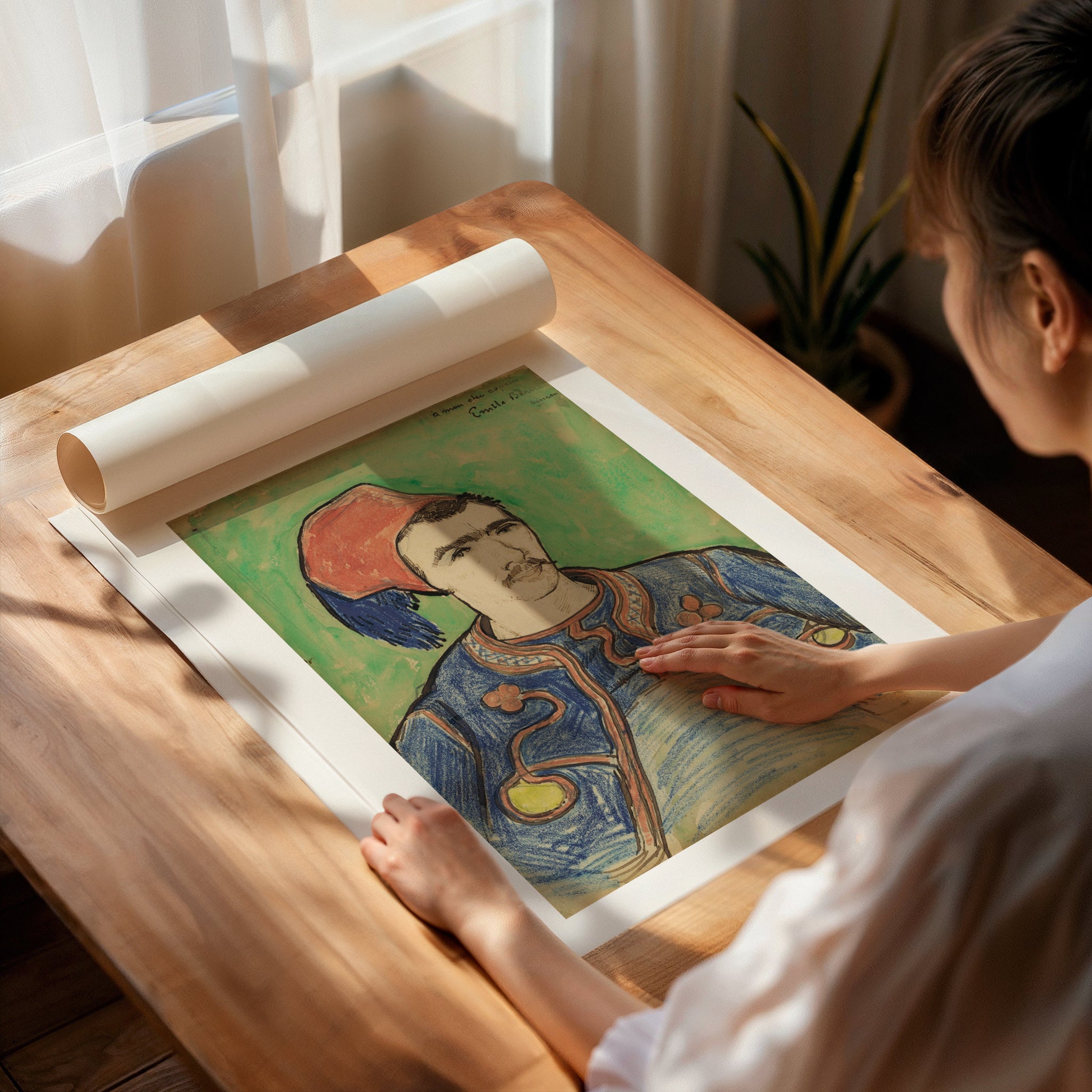 Van Gogh "The Zouave (1888)"