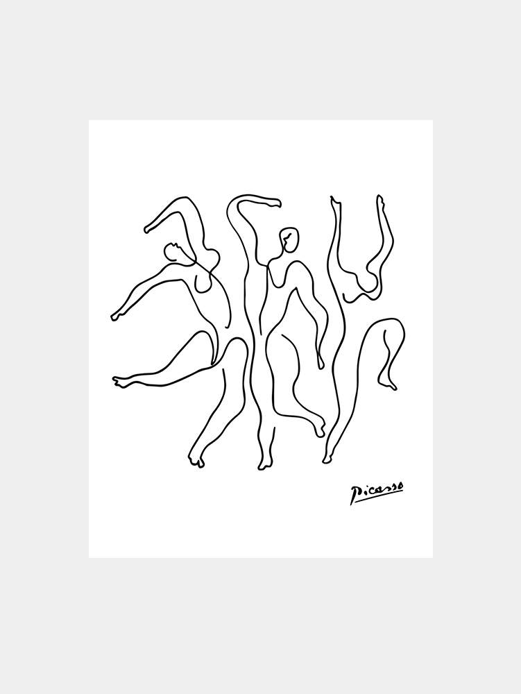 Picasso: Free Dancing Art Print