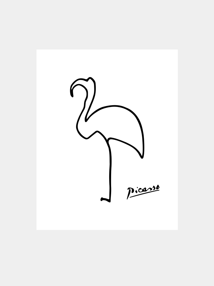 Picasso: Line Drawing Illustration III Art Print