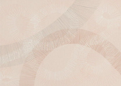 Calming essentials Curved Lines chalky peach